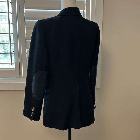 Smythe Dandy Linen Blazer Black size 10 - Picture 5 of 15